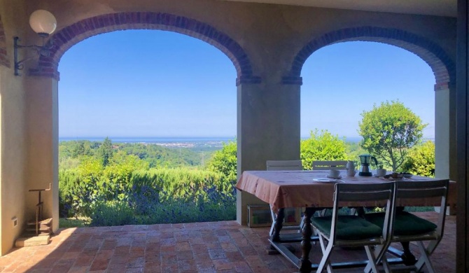 TOSCANA TOUR - Podere Morena with sea view, private terrace, Greg