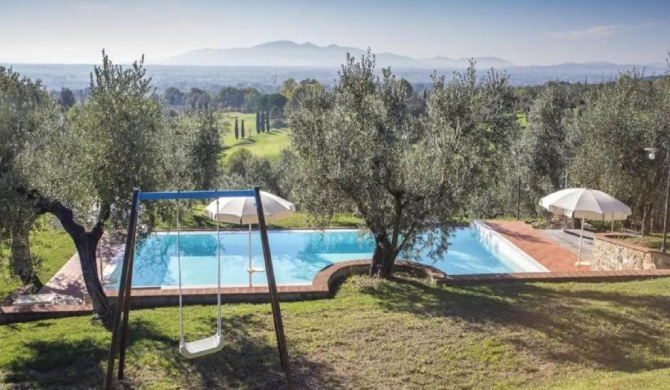 Scenic holiday home in Larciano with shared pool